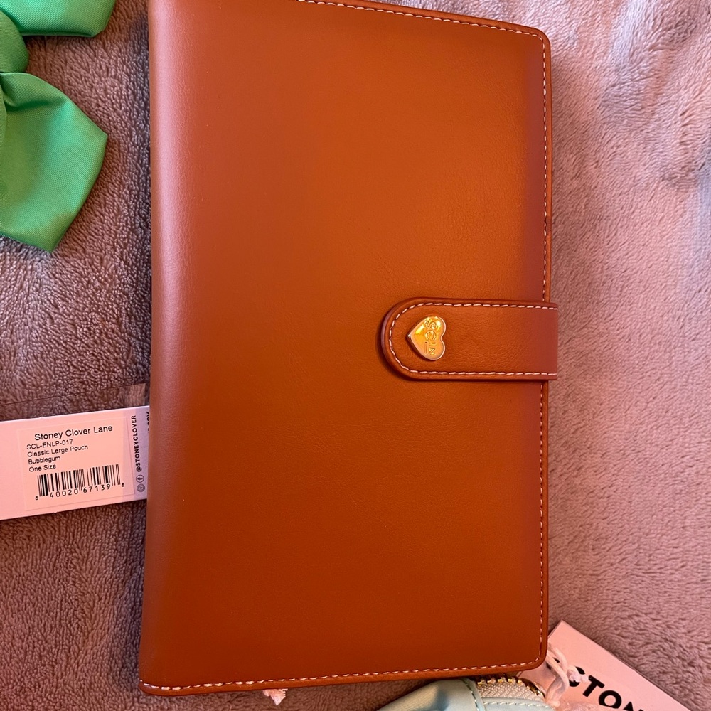 Stoney Clover Lane Tan Leather Wallet